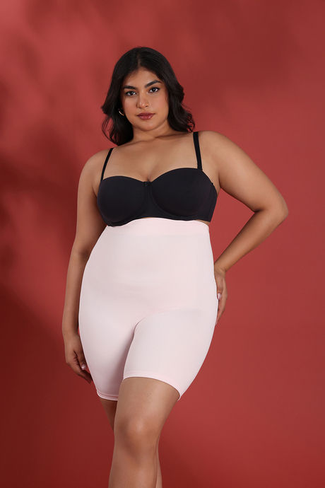 Zivame All Day Seamless Highwaist Thigh Shaper - Crystal Rose — image 7